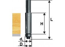 Фреза кромочная прям ф19х50,8мм хв 12мм ДСП