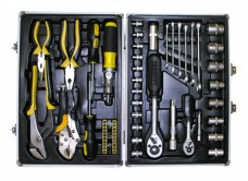 Набор инструмента 59 предметов, алюминиевый кейс