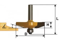 Фреза фигирейная горизонтальная Ф41,3Х13 мм, хвостовик 12 мм