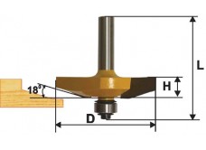 Фреза фигирейная горизонтальная ф41,3х13мм хв 8мм