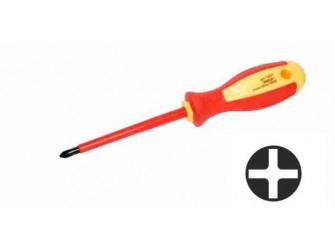 Отвертка PH0х100 мм, диэлектрическая 1000В