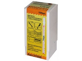 Пилка для электролобзика T101 D HCS 1шт/100