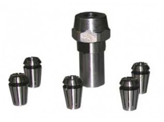 Патрон цанговый с набором цанг К411