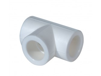 Тройник PPR 40 мм белый