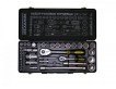 Набор головок торцевых 1/2" и 1/4", 38 предметов, металлический кейс