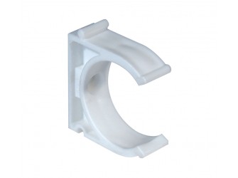 Крепление для трубы 40 мм белое