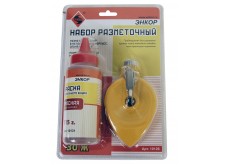 Набор разметочный металлический корпус 30 м, краска красная