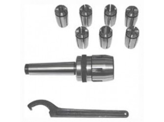 Патрон цанговый МТ3 с набором цанг ф4-16м и ключом