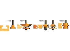 Набор фрез для изготовления филенчатых изделий, хвостовик 12 мм, 5 штук