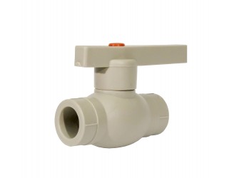 Кран шаровой PPR 20 мм серый