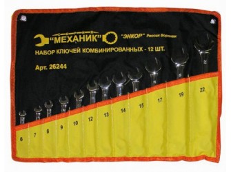 Набор ключей комбинированных 12 шт. чехол