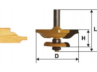 Фреза фигир горизонтальная дв/ст ф79,4мм хв 12мм