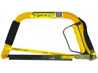 Пила лучковая 300мм Барсук комбинированная