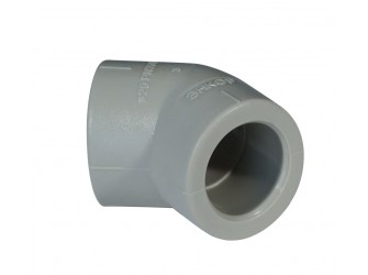 Уголок PPR 32 мм уг. 45° серый