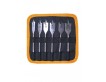 Набор сверл для дерева перовых, 12-25Х152 мм, 6 штук, сумка