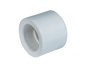 Муфта PPR 63 мм белая