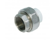 Муфта разъемная PPR ВР 25 мм х 3/4" белая