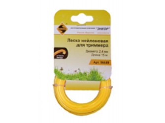 Леска для триммеров, звезда ф2,4ммх15м