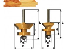Набор фрез д/изг вагонки ф50х30мм хв 8мм 2шт