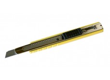 Нож со сменным лезвием 9 мм, металлический корпус