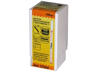 Пилка для электролобзика T144 DF BiM 1шт/100