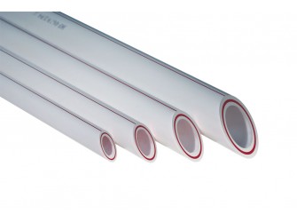 Труба PPR 32x 4,4мм PN20 армир.стек.белая (4/80)